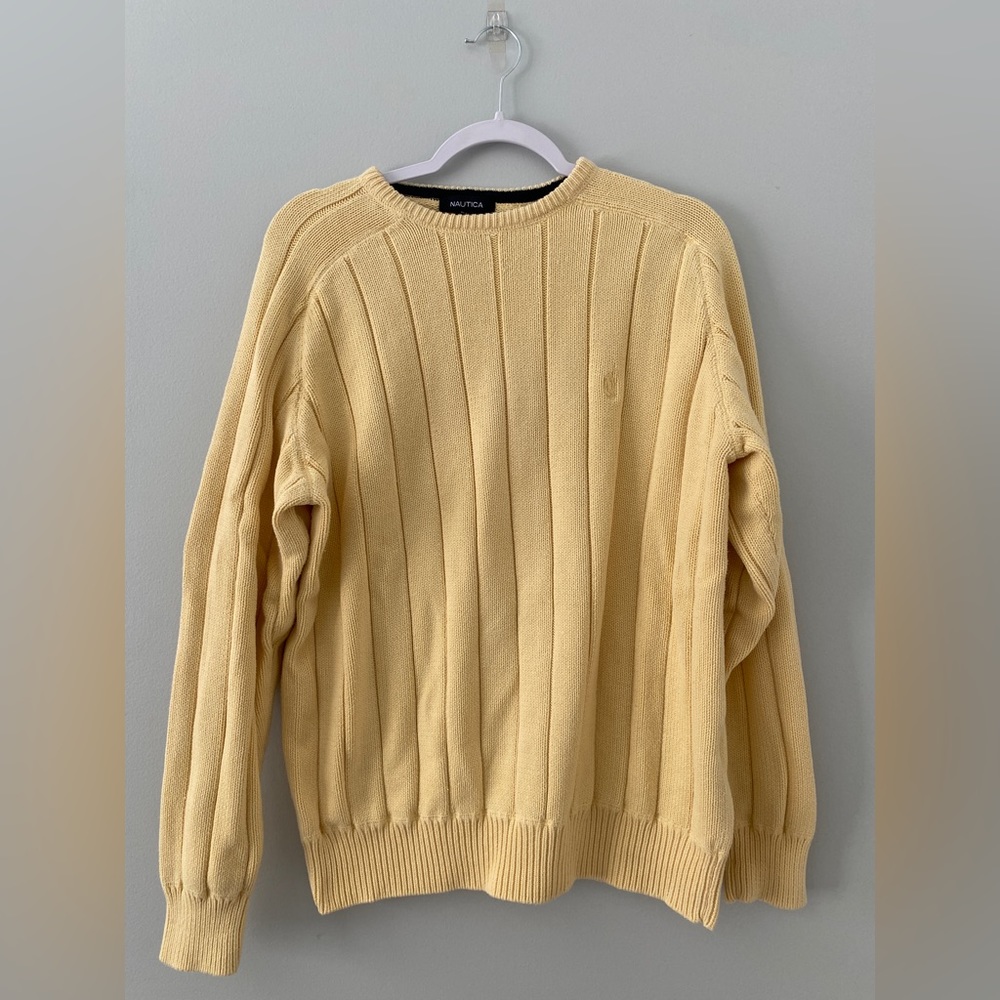 Yellow Nautica Sweater